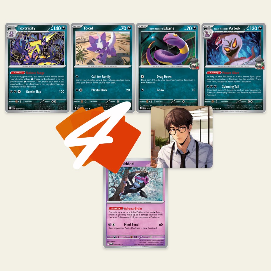 [PTCG] Anti-Meta! Mega Evolution! Phantasmal Flame! Rocket's Arbok/Toxtricity Decklist + Gameplay